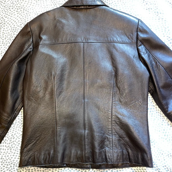 Leather blazer - excellent condition - Picture 3 of 4